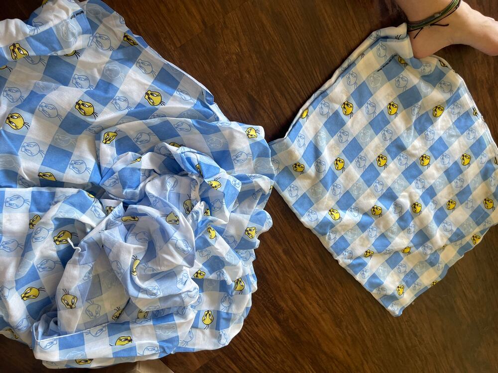 Vintage Looney Tunes Tweety Bird sheets